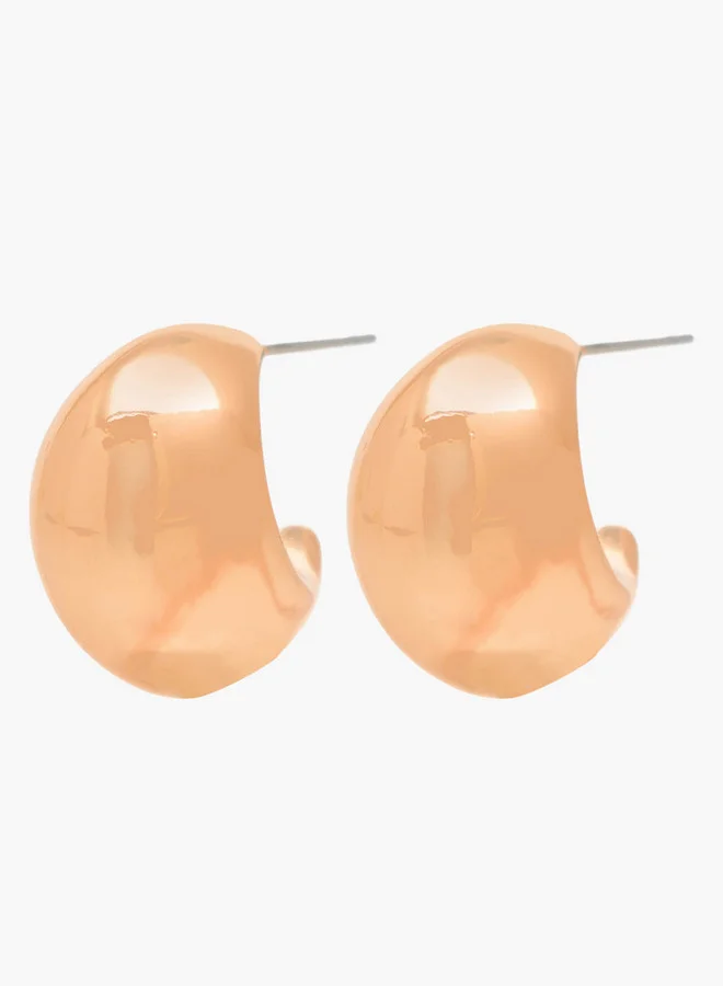 Flora Bella By Shoexpress GOLD Pack Of 3 Gold Tone Earrings With Pushback Closure for Women | Best Price UAE